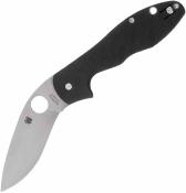 SC276GP Spyderco Retract – Couteau pliant Linerlock Lame Acier 9Cr18MoV Satin Manche Black G10 - Livraison Gratuite