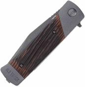 SCH1203147 Old Timer Frontier |  Couteau Lame Acier 7Cr Trailing Point Satin | Manche Luxewood Composite | Liner Lock | Livraison Gratuite