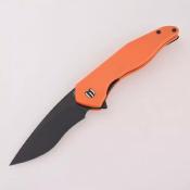 SHIEG01A Couteau Shieldon Viper Tangerine Lame Acier 154CM IKBS - Livraison Gratuite