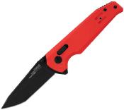 SOG12570857 — Couteau SOG Vision LTE XR Lock Red Lame Acier CTS-XHP Tanto Noire Manche G10 Rouge Thumb Stud Livraison Gratuite