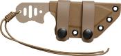 Couteau TOPS FDX 66 Lame Tanto Acier Carbone 1095 Etui Cuir Made In USA TPFDX66 - Free Shipping