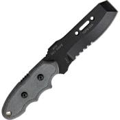 TPMPK01 Couteau Fixe TOPS Mini Pry Knife Lame Acier 5160 Manche Micarta Noir Housse Nylon USA - Livraison Gratuite