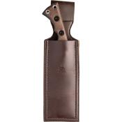 TPTNAT02 Couteau Fixe TOPS Nata Lame Acier 1095 Manche Micarta Noir/Brun Étui Ceinture Made In USA - Livraison Gratuite