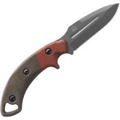 TPVTAC06 Couteau Fixe TOPS Crusader Lame Acier 1095 Manche Micarta Vert Étui Kydex Made In USA - Livraison Gratuite
