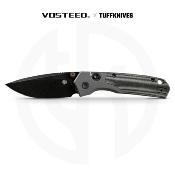 VOSA2219 Vosteed Psyop – Couteau Pliant Top Liner Lock | Lame Wharncliffe Acier S35VN | Manche Micarta/Titane Bearing - Livraison Gratuite