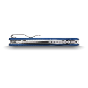 VOSA2605 Couteau Vosteed Porcupine Blue Drop Point Lame Acier 14C28N - Manche Micarta - Liner Lock - Livraison Gratuite