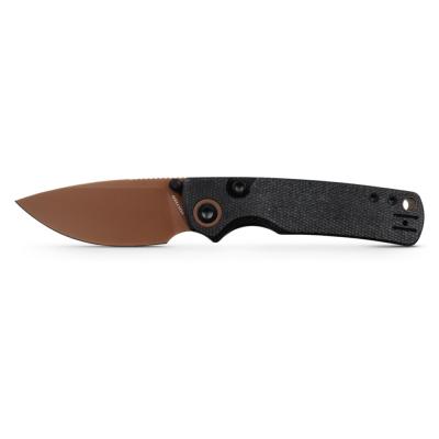 VOSA2610 Couteau VOSTEED Porcupine Lame Acier 14C28N Copper Dune Manche Micarta Black Top Liner Lock - Livraison Gratuite