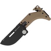 WAR2418TN Couteau Pliant WithArmour UltraThin Lame Acier 14C28N Manche G10 Sable DAV Lock - Livraison Gratuite