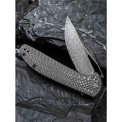 CIVC2013DS1 Couteau Civivi Ortis Damas Manche FCarbone - Livraison Gratuite
