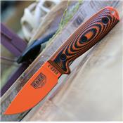 ES3PMOR006 Couteau ESEE ESEE-3 Orange Manche Orange/Black G10 USA - Livraison Gratuite