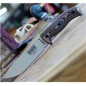 ES6PDT005 Couteau ESEE Esee-6 Desert Tan Acier Carbone 1095 Manche Coyote Brown/Black G10 USA - Livraison Gratuite