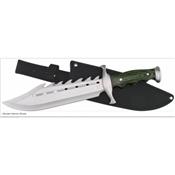 Couteau Frost Cutlery Ultimate Warrior Bowie Acier Inox Manche Bois Etui Nylon F18171BPW - Free Shipping
