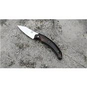 Couteau Fox Dragontac Piemontes Lame Acier N690Co Manche Bois Made Italy FOX518ZW - Free Shipping