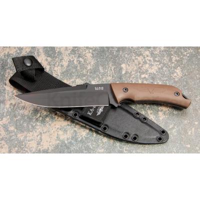 Couteau Bushcraft Ka-Bar Turok Lame Acier Carbone 1095 Manche FRN Made In USA KA7503 - Free Shipping