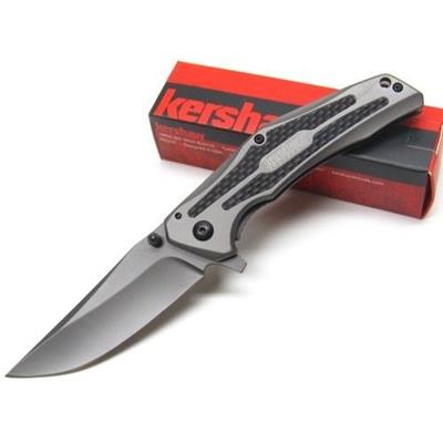 Couteau Kershaw Duojet A/O Manche Acier/Fibre de Carbone KS8300 - Free Shipping
