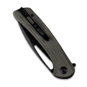 SA07B Couteau SENCUT Honoris Dark Green Lame Acier 9Cr18MoV IKBS - Livraison Gratuite