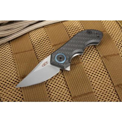 Couteau Zero Tolerance Galyean Acier CPM-20CV Manche Fibre de Carbone ZT0022 - Livraison Gratuite