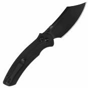 ATZ1882PBBK Artisan Simoon | Couteau Pliant Recoil Lock V2 | Lame Bowie AR-RPM9 PVD Noir | Manche G10 Noir - Livraison Gratuite