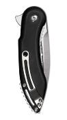 BG005 Couteau Begg Knives Mini Glimpse Black Lame Acier D2 IKBS - Livraison Gratuite