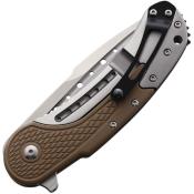 BG011 Couteau Begg Knives Bodega Tan Lame Drop point Acier D2 IKBS - Livraison Gratuite