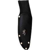 BR0389 Couteau de Chasse Browning Guthook Black Lame Acier Inox Etui Nylon - Livraison Gratuite