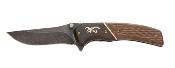BR0392B Couteau Browning Hunter Series Lame Clip Point Acier 440C Liner Lock - Livraison Gratuite