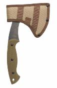 BR0565 – Browning Big Creek Hatchet | Lame Acier 3Cr13MoV Noire | Manche Polymère FDE | Étui Nylon | Livraison Gratuite