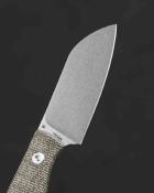 BTKFK07C Bestech Heidi OD Blacksmith 3 – Couteau fixe lame Acier 14C28N Manche Micarta OD Green étui Kydex – Livraison Gratuite