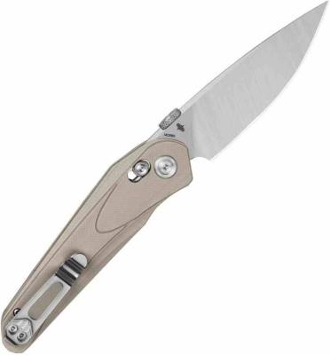 BTKG67B  Couteau pliant Bestech Mothus BG67B | Lame Drop Point acier 14C28N Satin | Bar Lock | Manche G10 tan – Livraison Gratuite