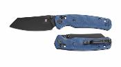BTKMK06M4 Couteau Bestechman Cicada's Wing | Lame Reverse Tanto Acier 10Cr15CoMoV Black PVD | Manche Blue G10 B-Lock - Livraison Gratuite