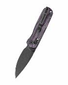 BTKMK21E Couteau Bestechman Sprite | Lame Acier M390 Black Stonewash Drop Point | Manche G10 Purple/Black | B-Lock | Livraison Gratuite