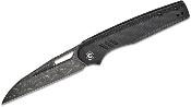 C24062BDS1 CIVIVI Guile Black – Couteau Pliant EDC Lame Acier Damas Manche Micarta Black Ball Bearing Linerlock - Livraison Gratuite