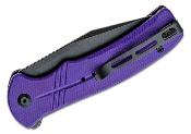 CIVC20038D2 Couteau CIVIVI Cogent Purple Button Lock Lame Acier 14C28N IKBS - Livraison Gratuite