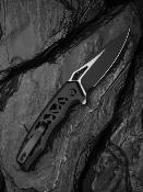CIVC240391 Couteau Civivi Anaaki Black Clip Point Lame Acier Nitro-V Manche Aluminium Pivot Roulement à Billes Button Lock - Livraison Gratuite
