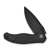 CIVC250371 — Couteau CIVIVI Vyrent Lame Acier Nitro-X7 Drop Point Black Stonewashed Manche Plaquettes G10 Noir Liner Lock Thumb Stud - Livraison Gratuite