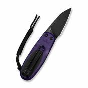 CIVC250543 Couteau CIVIVI Purr | Lame Acier Nitro-V Black | Manche G10 Noir & Violet | Slip Joint | Livraison Gratuite