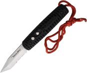 Col106 Couteau Colonial Auto Ranger Lame Tanto Acier 440C Button Lock - Livraison Gratuite