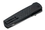 CSFL40HATA Couteau Cold Steel Hatamoto Lame Tanto Acier CPM 20CV Manche Fibre de Carbone Noir - Livraison Gratuite