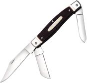 CSFLSTKMN Couteau Canif Cold Steel Ranch Boss III Stockman 3 Lames Acier 8Cr13MoV Etui Cuir - Livraison Gratuite