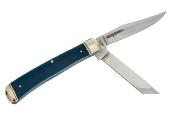 CSFLTRPRB Couteau Cold Steel Trapper Blue Bone Lames Acier 8Cr13MoV - Livraison Gratuite 