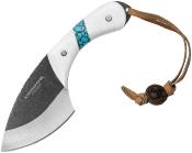 CTK112354CPM Couteau Condor Blue River White Lame Acier 440C Étui en Cuir Salvador - Livraison Gratuite