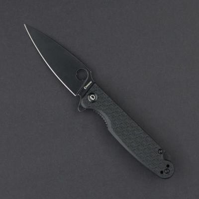 DGRFLMNBKBW Daggerr Florin – Couteau Pliant Liner Lock | Lame Spear Point 8Cr14MoV Blk | Manche FRN Noir - Livraison Gratuite