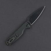 DGRFLMNBKBW Daggerr Florin – Couteau Pliant Liner Lock | Lame Spear Point 8Cr14MoV Blk | Manche FRN Noir - Livraison Gratuite