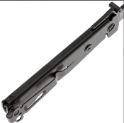 DGRHGBKBW Couteau DAGGERR Higonokami Lame Acier VG-10 Blk Manche Acier Black Framelock - Livraison Gratuite