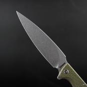 DGRPRFOLSW Daggerr Pero DL – Couteau Pliant Liner Lock | Lame Spear Point 8Cr14MoV Stonewash | Manche FRN Od Green - Livraison Gratuite
