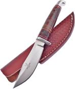 FWT1028 Couteau Skinner Frost Cutlery Lame Clip Point Acier Inoxydable Manche & Étui en Cuir - Livraison Gratuite