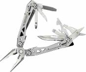 Gerber Suspension-NXT – Multitool 15 Fonctions Lame Acier Inox Satin, Manches Acier Inox Ajourés, Clip Poche – Livraison Gratuite