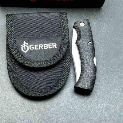 G6151G Couteau Gerber GatorMate Lockback Clip Point Acier 440 Manche Kraton Etui Nylon USA - Livraison Gratuite