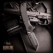 HBBMILF03PS Couteau Halfbreed Blades MILSPEC Lame Acier S30VN Tanto Serr - Livraison Gratuite