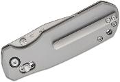 J1954GGY Couteau CJRB Maximal Drop Point Acier CPM S90V Manche Titane Sécurité Crossbar Lock - Livraison Gratuite